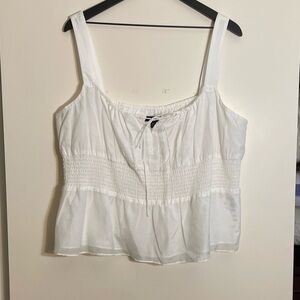 J Crew square neck tank top 2X